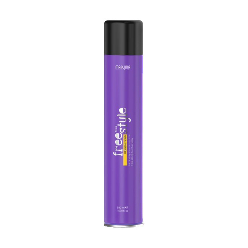 Лак-спрей для волосся Maxima Professional Free Style Ultimate Finish Hairspray екстрасильної фіксації, 500 мл